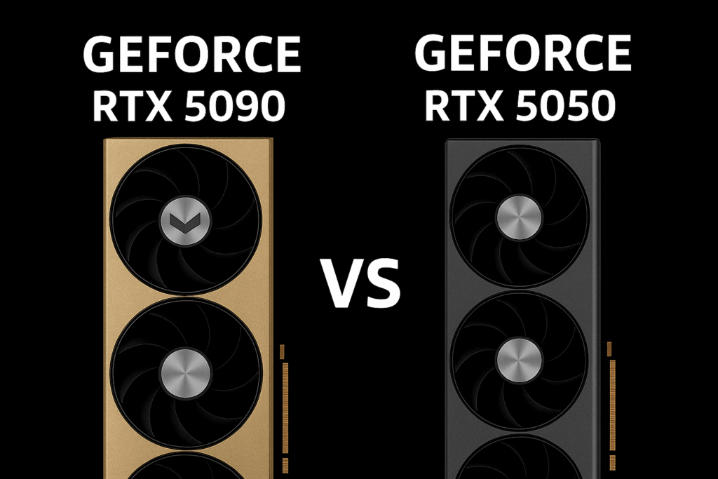 nvidia geforce rtx 5090 vs rtx 5050