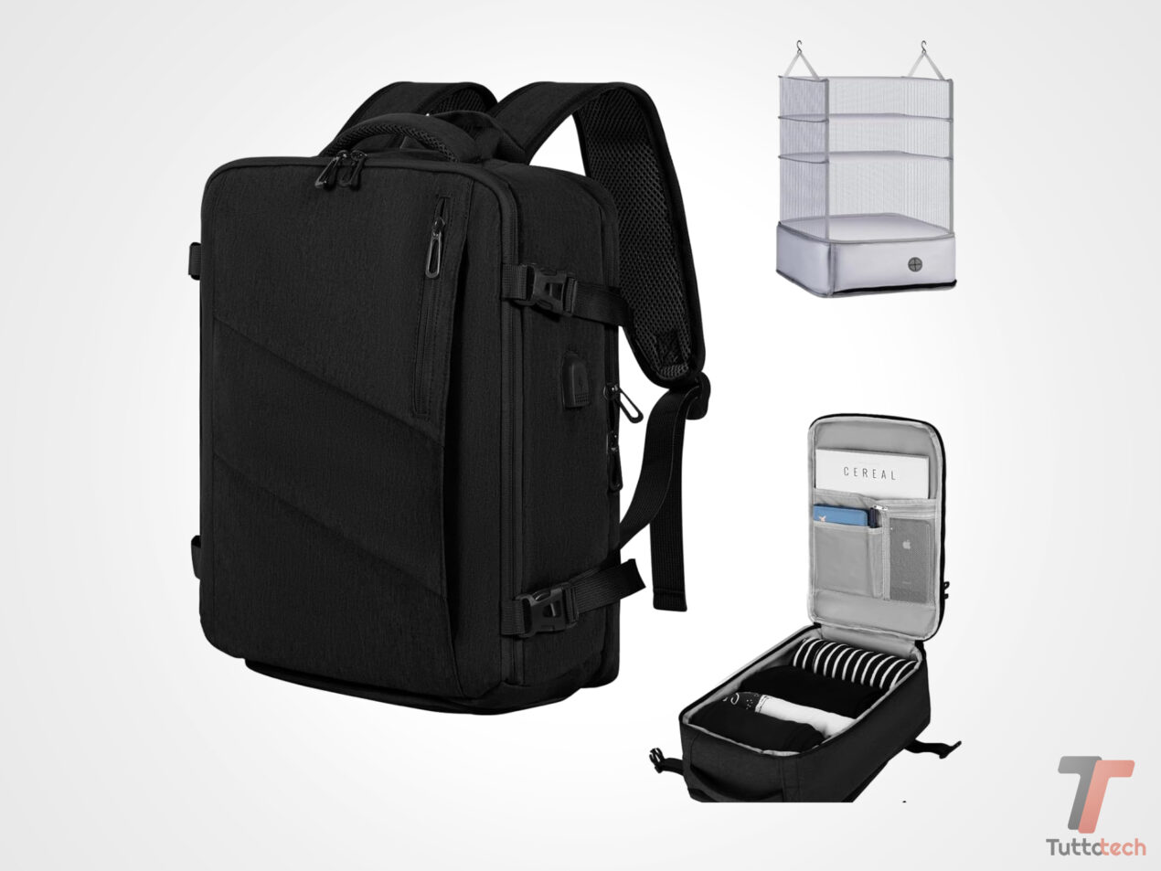 Solo 15,60€ su Amazon per lo zaino da viaggio perfetto: compatto, resistente e impermeabile