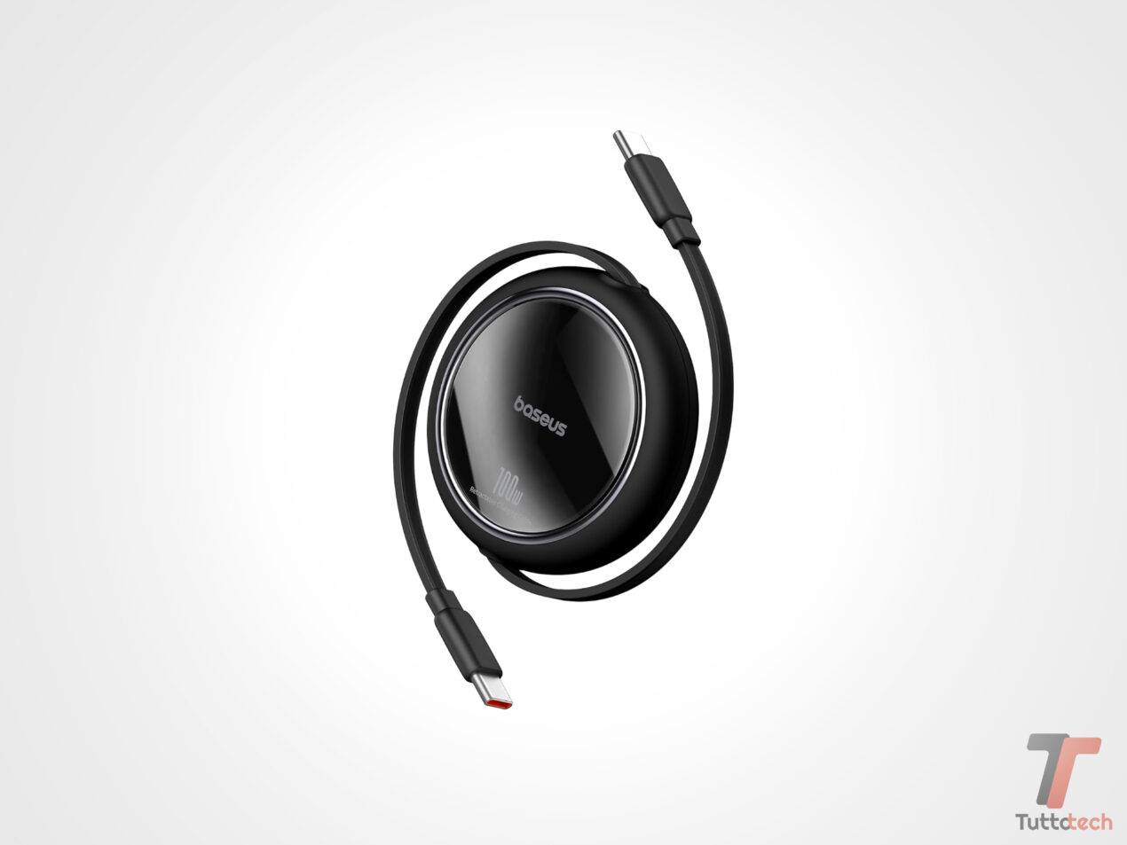 Super sconto Baseus: cavo retrattile USB-C 100W a meno di 8€ su Amazon