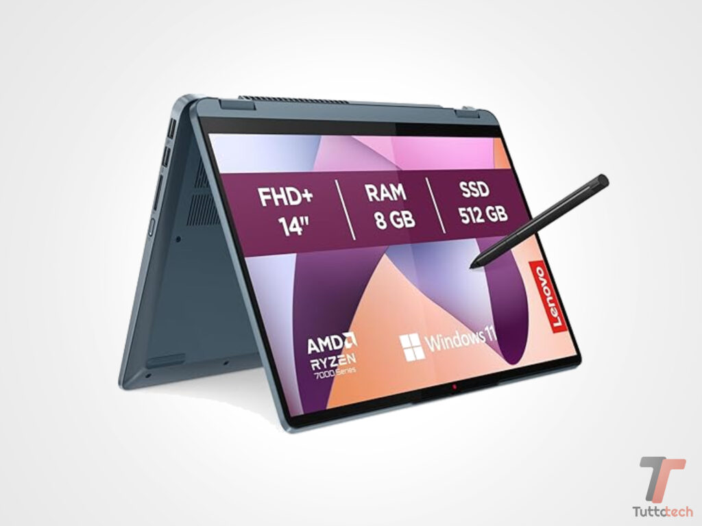 Lenovo IdeaPad Flex 5: convertibile con Ryzen 7 e Digital Pen inclusa al miglior prezzo di sempre 7