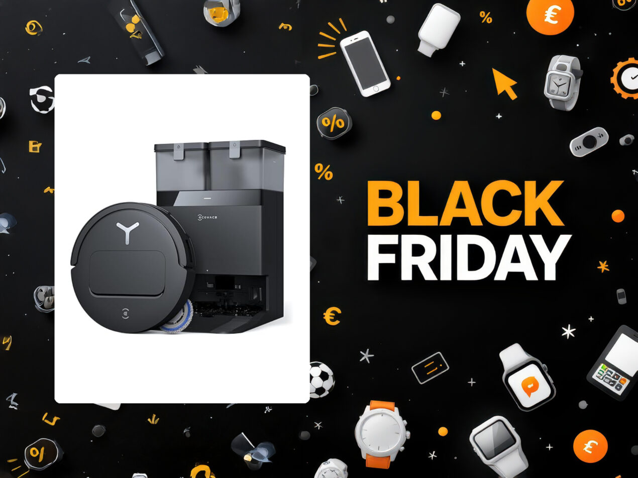 ECOVACS DEEBOT T50 PRO OMNI Gen2 è il il best-buy del Black Friday di Amazon: bomba a meno di 400€