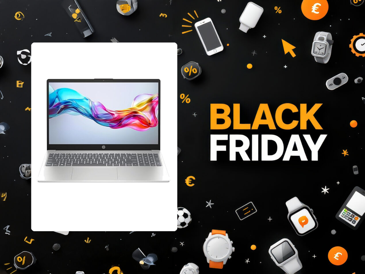 Super offerta Amazon: HP Laptop 15 con Intel i5 di 13ª gen a soli 449€ per il Black Friday