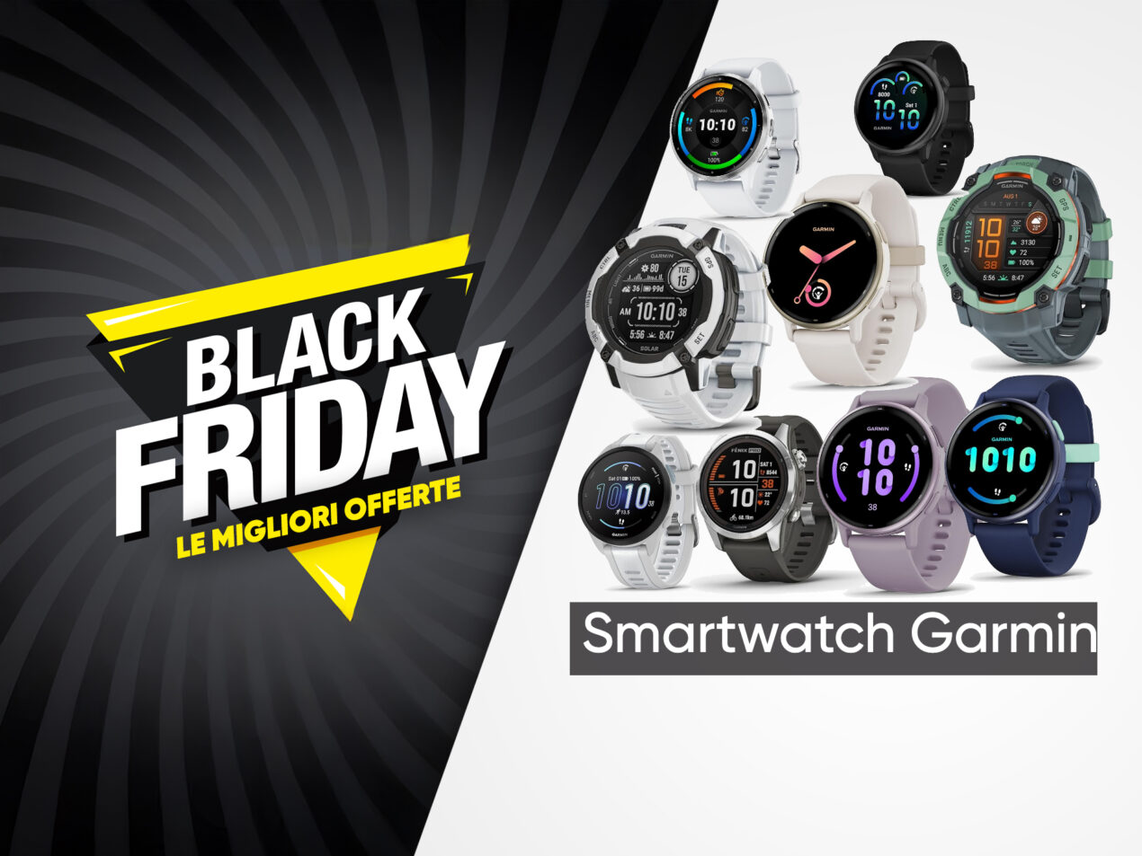 Offerte Garmin: Sconti su fēnix, Instinct e Forerunner per gli ultimi giorni di Black Friday