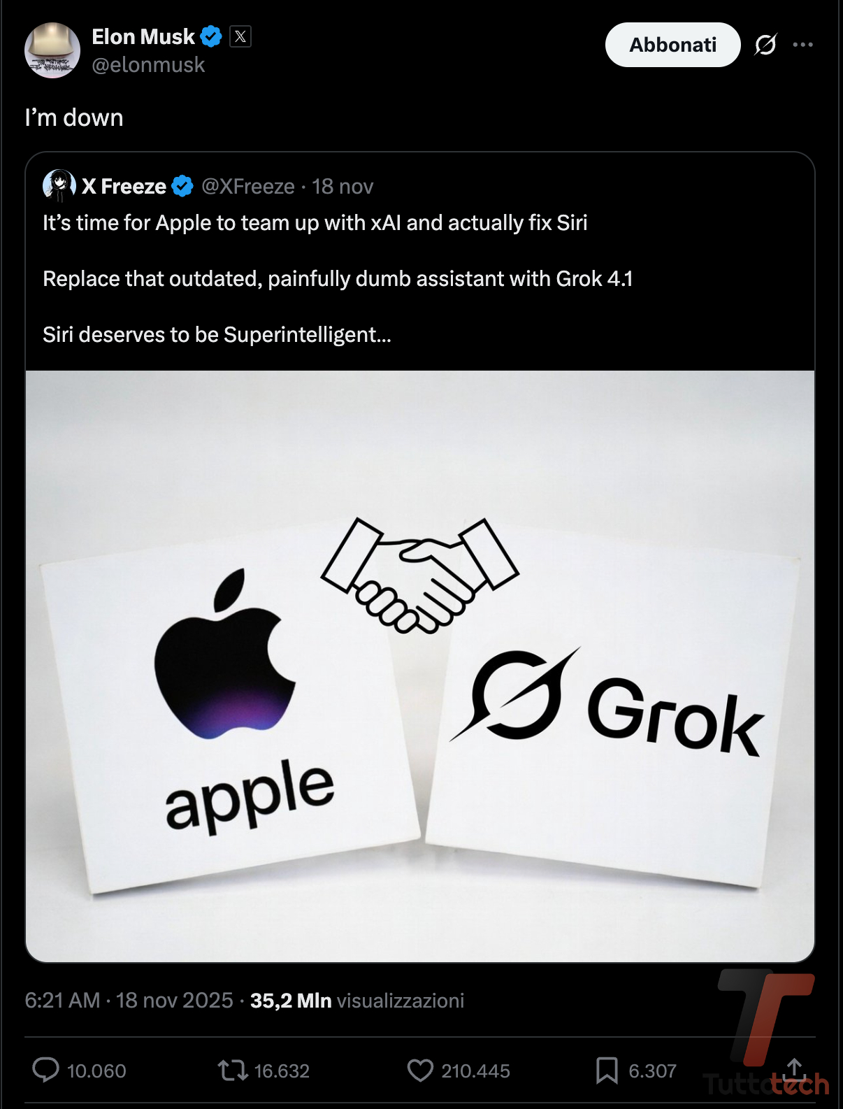Siri e Grok