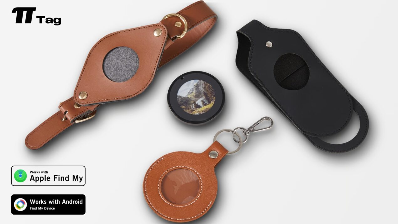 πTag è il nuovo smart tracker con schermo e-ink compatibile con iOS e Android