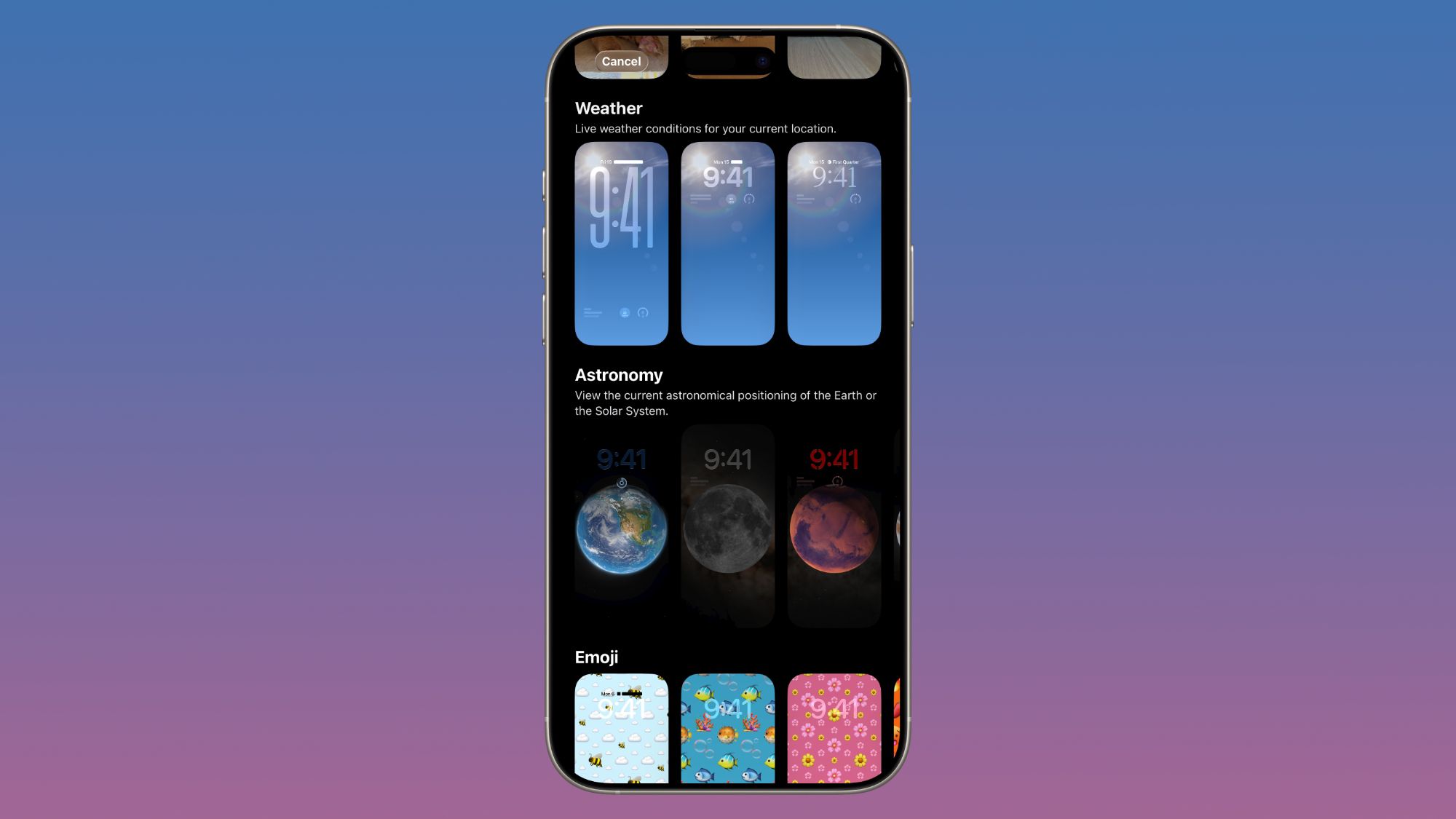 Apple iOS 26.3 DB1 - Sfondo Meteo MacRumors