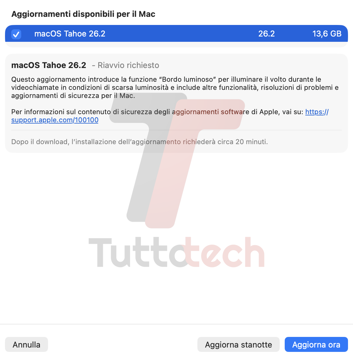 Apple macOS 26.2 Tahoe on MacBook Pro 16 M1 Pro
