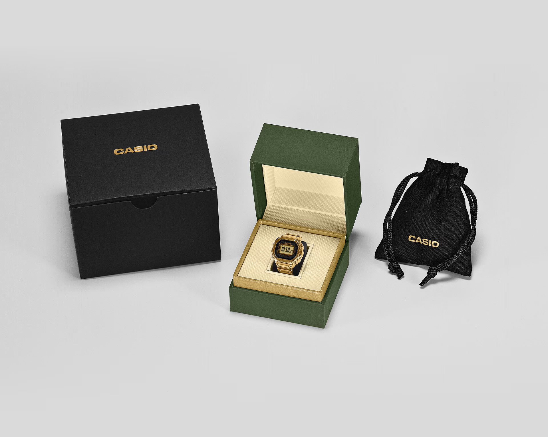 Packaging del Casio Total Gold CRW-001G-09