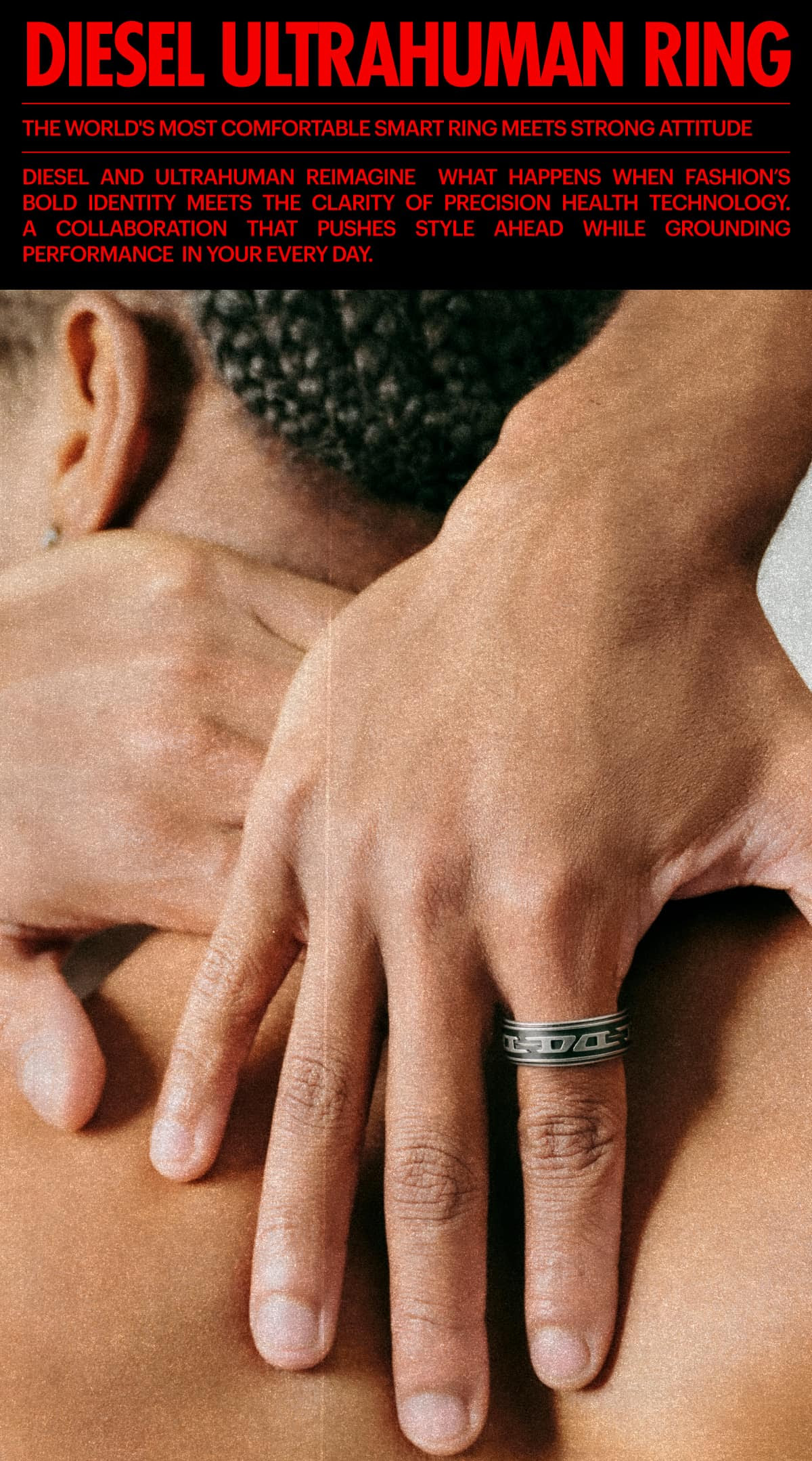 Ultrahuman e Diesel lanciano un’edizione speciale del Ring Air dal design audace 5