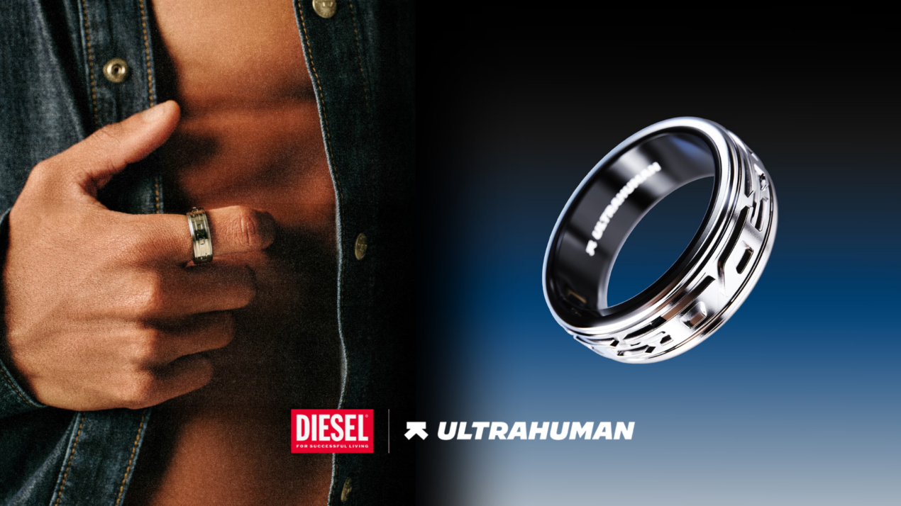 Ultrahuman e Diesel lanciano un’edizione speciale del Ring Air dal design audace