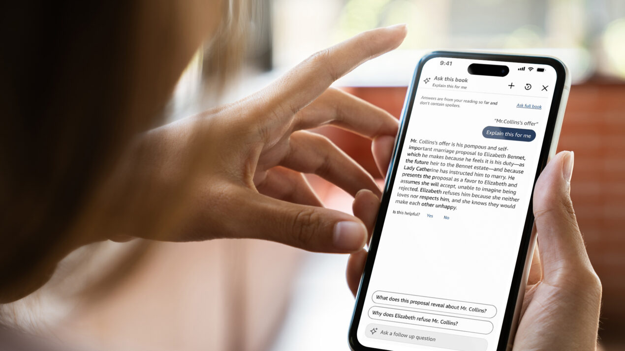Amazon lancia una nuova funzione IA per l'app Kindle su iOS