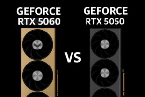 NVIDIA GeForce RTX 5060 vs GeForce RTX 5050 copertina