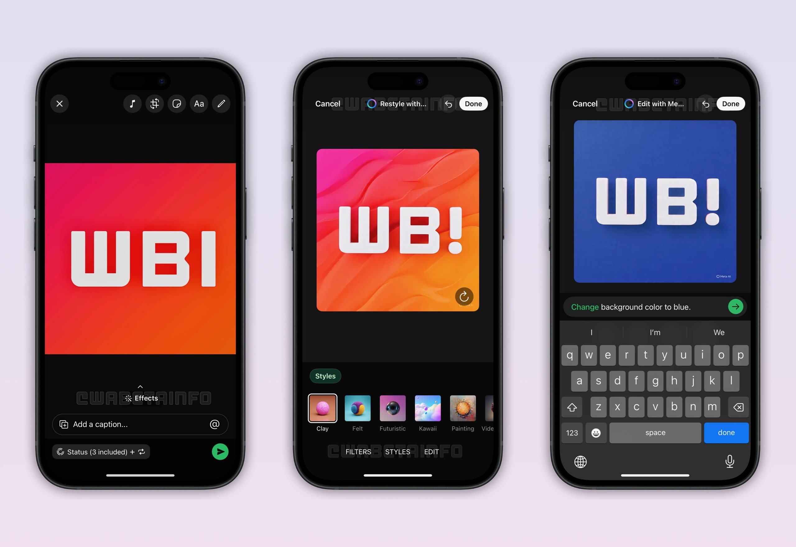 WhatsApp Beta per iOS v25.37.10.73 - IA aggiornamenti stato