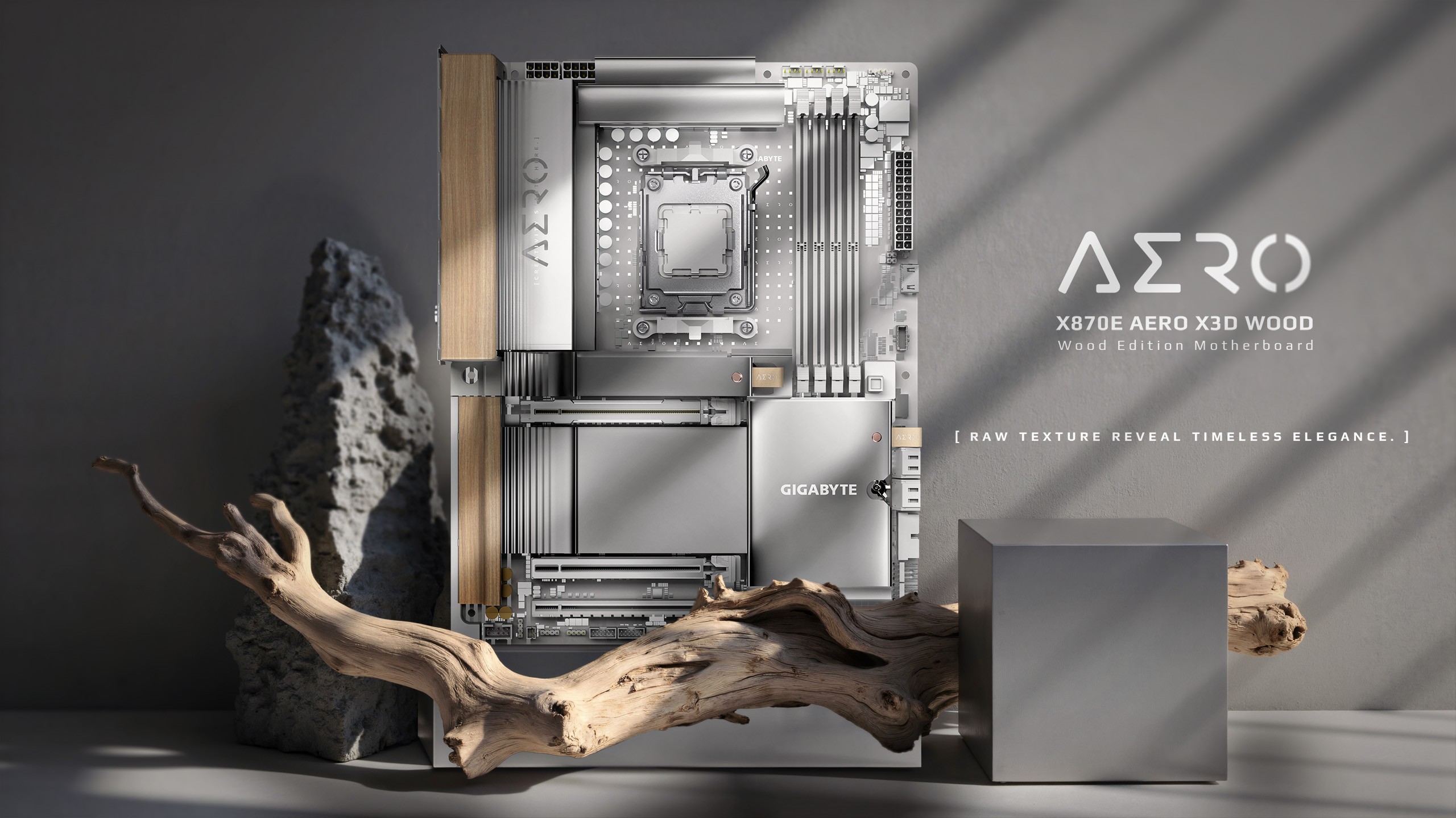 X870E AERO X3D WOOD top
