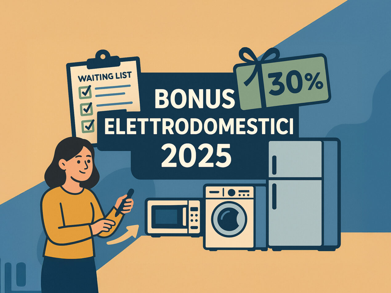 Bonus Elettrodomestici 2025: via allo scorrimento della lista d’attesa. Dove spenderlo? su Amazon? Le risposte