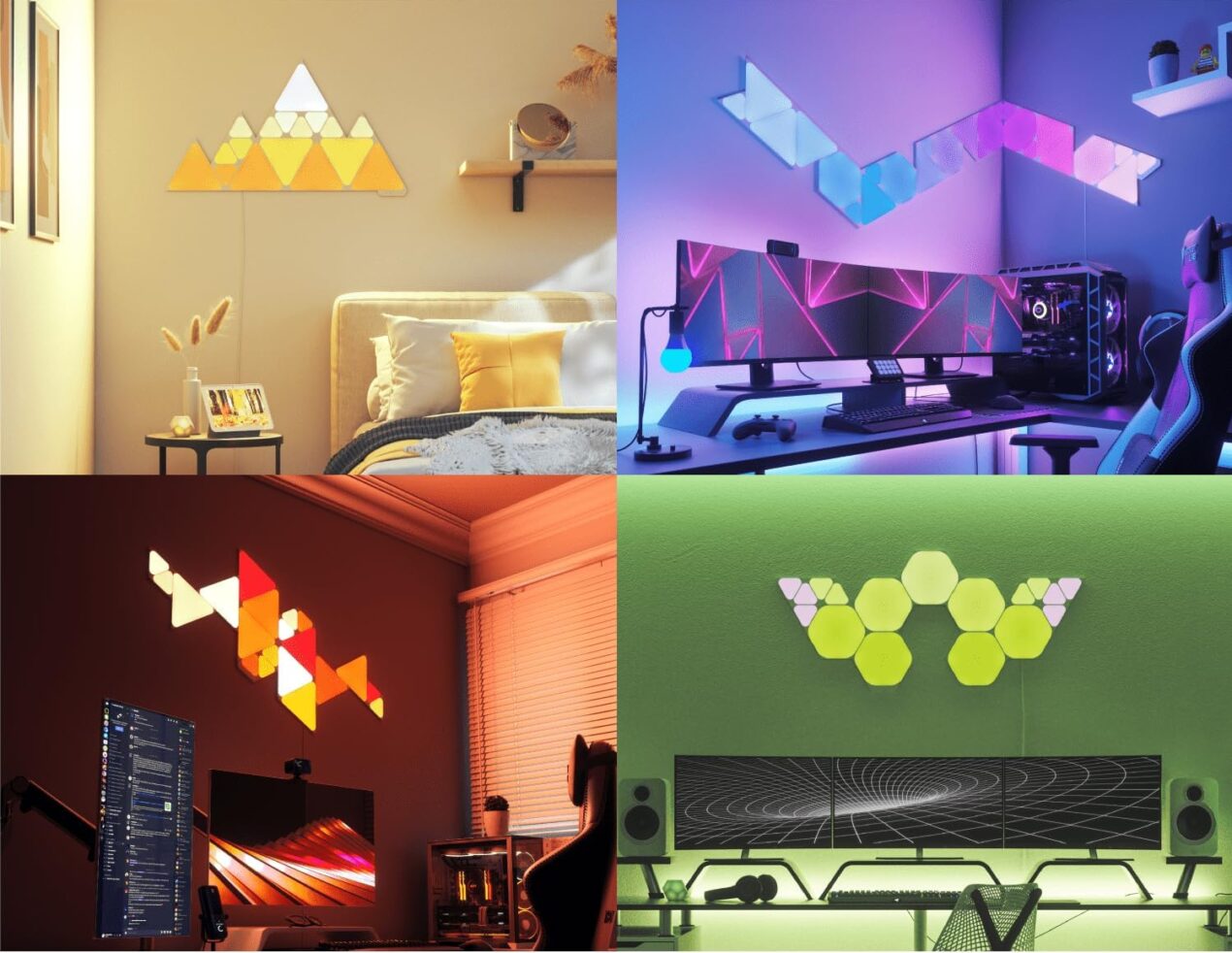 Illuminazione Nanoleaf Mini Triangle: l’idea regalo per gamer e amanti del design a un prezzo super