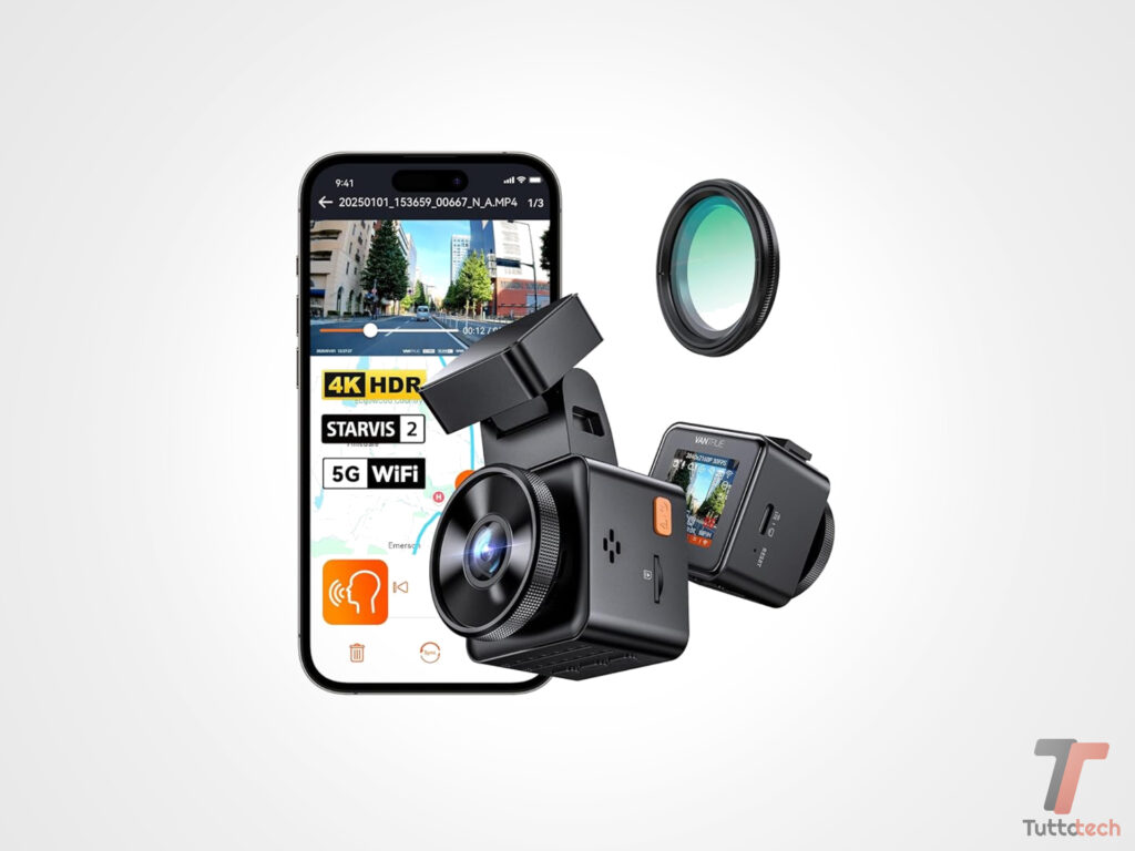 Vantrue E1 Pro: la DashCam 4K, GPS integrato e modalità parcheggio avanzata in promozione 3