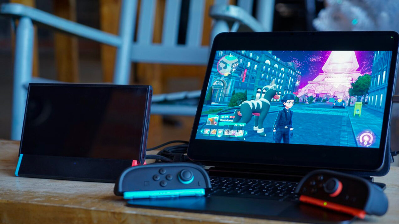 Un dock portatile consente di giocare a Nintendo Switch 2 su iPad Pro