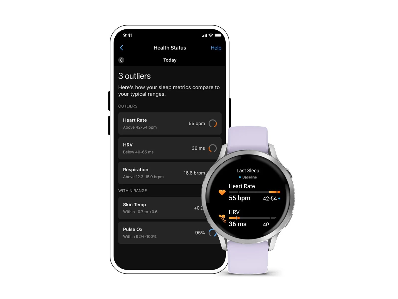 Garmin Venu 4 - Health Status Beta