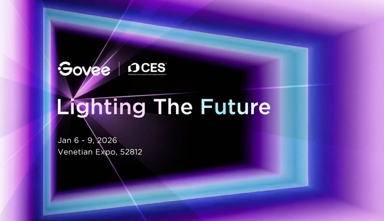 Il CES 2026 di Govee è ricco di novità per l'illuminazione smart della casa