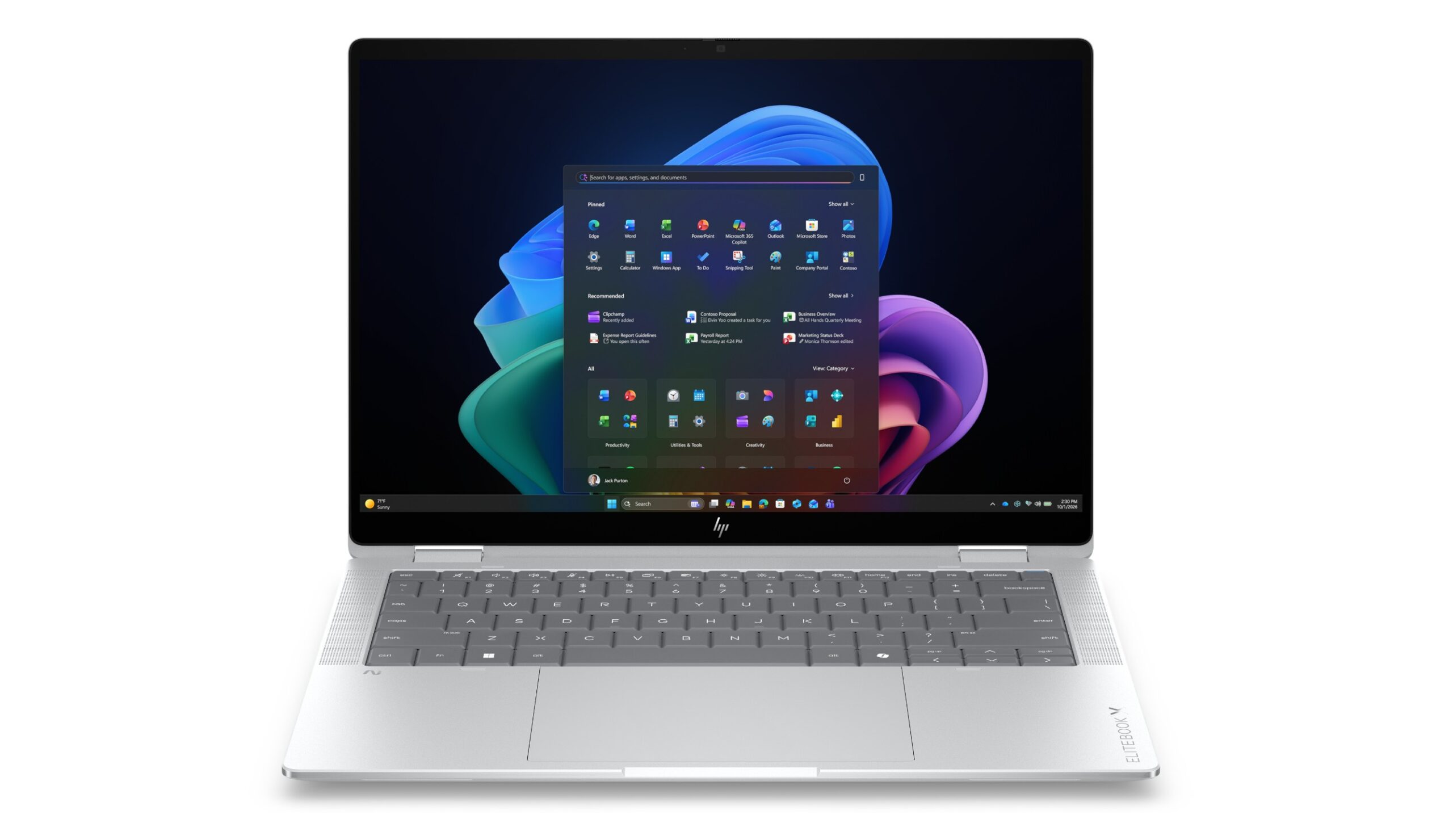 HP EliteBook X Flip G2i Next Gen AI PC_FrontOpen