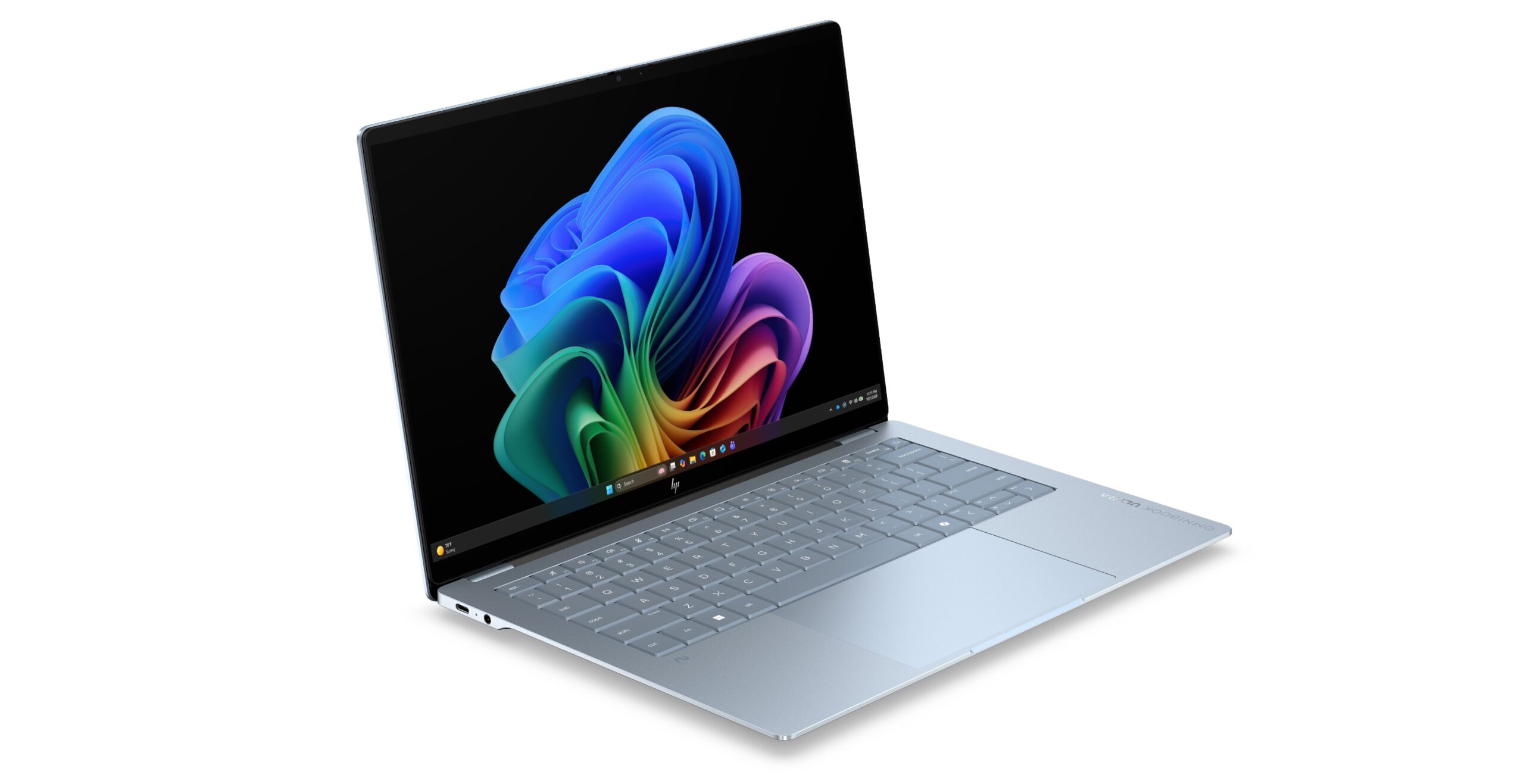 HP OmniBook Ultra 14 inch Laptop_NGAI PC_StoneBlue_QC_FrontRight