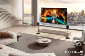 LG OLED evo AI W6 Wallpaper TV CES 2026 Hero
