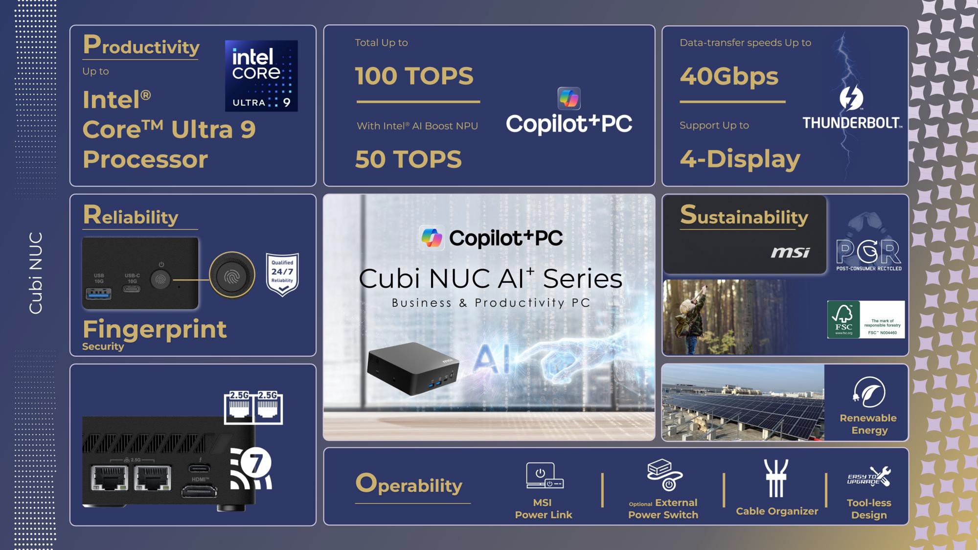 MSI CUBI NUC AI+