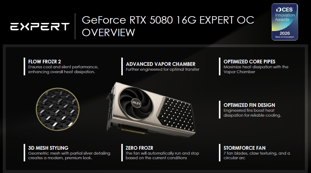 MSI a tutto gaming: debuttano a CES 2026 nuove periferiche, GPU, SSD e sistemi WiFi Mesh 9