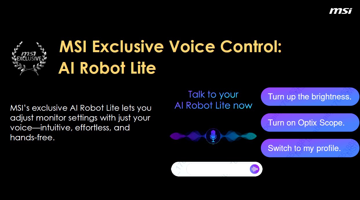 MSI monitor CES 2026 meg robot