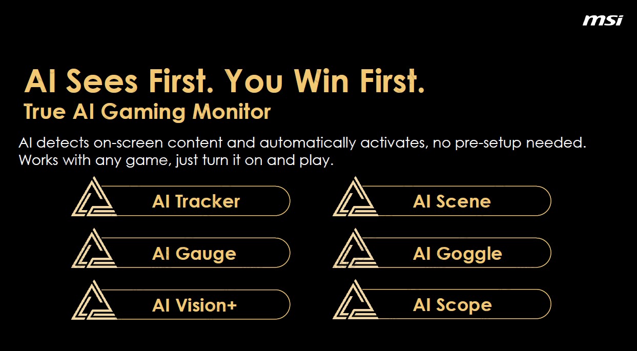 MSI monitor CES 2026 meg x ai feat
