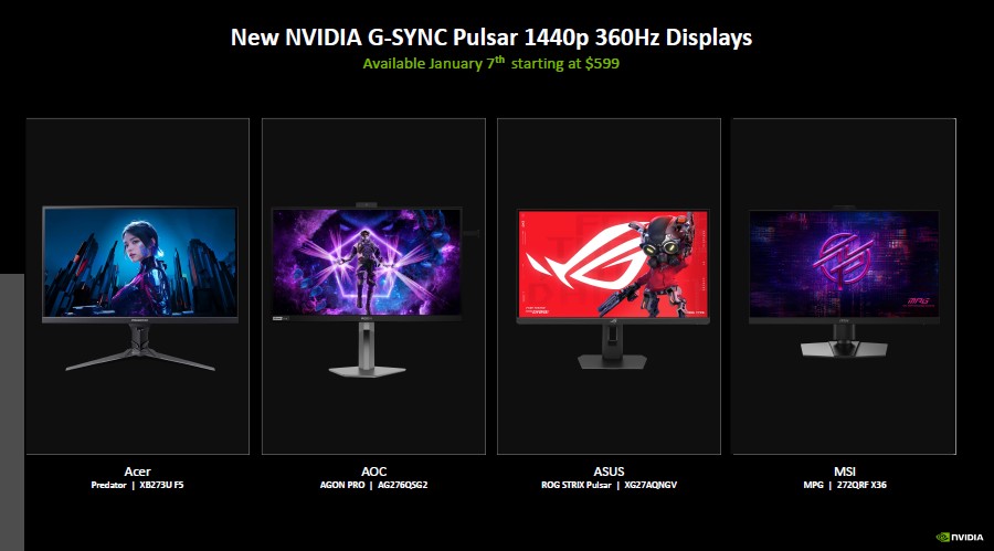 NVIDIA G-SYNC PUlsar 3