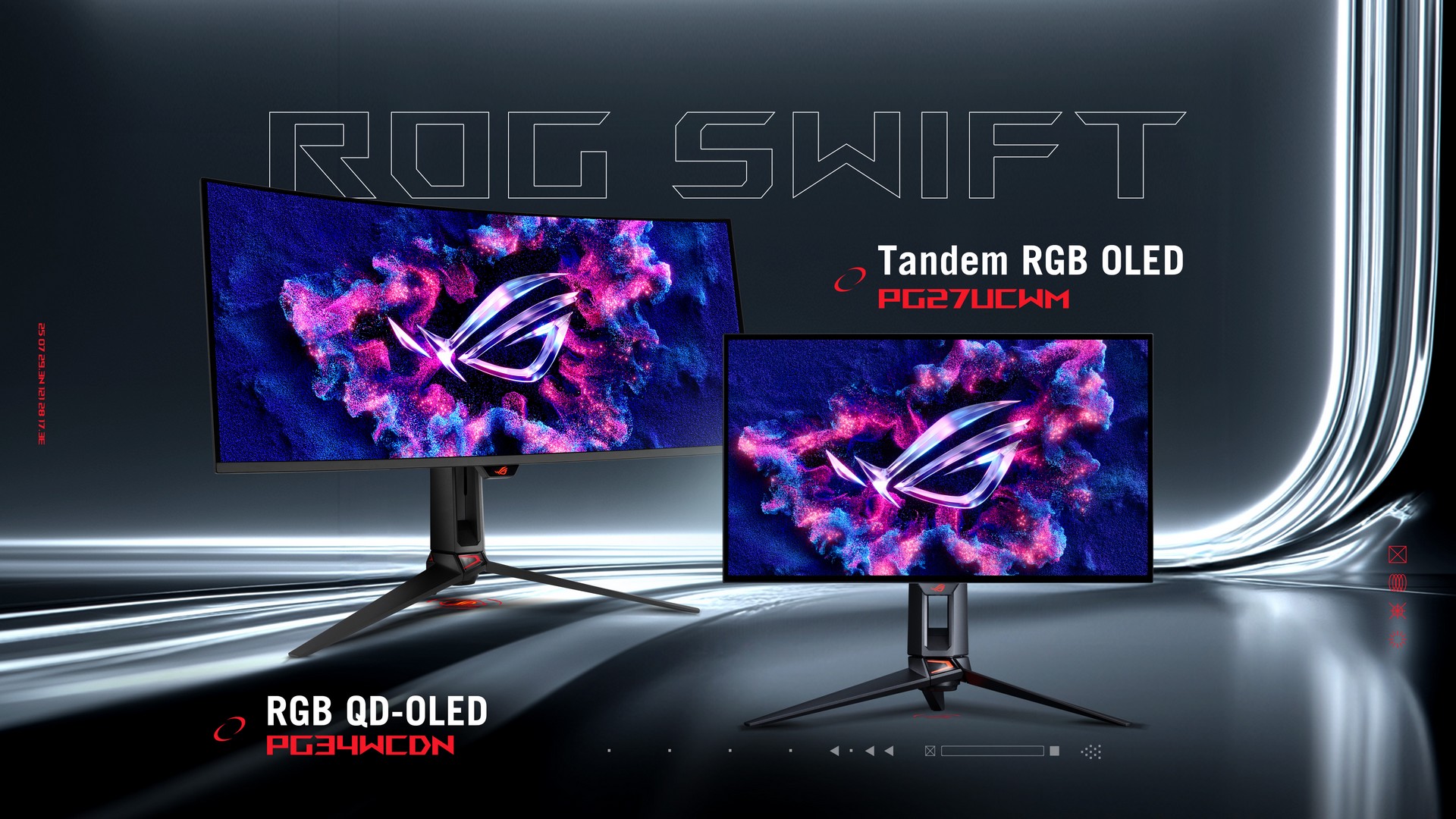 ROG RGB OLED Monitors