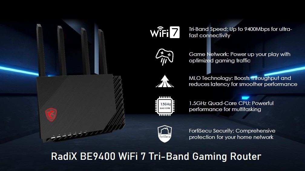 RadiX BE9400 WiFi 7