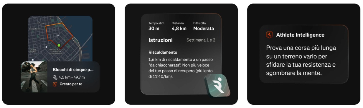 Strava - Allenamenti Istantanei