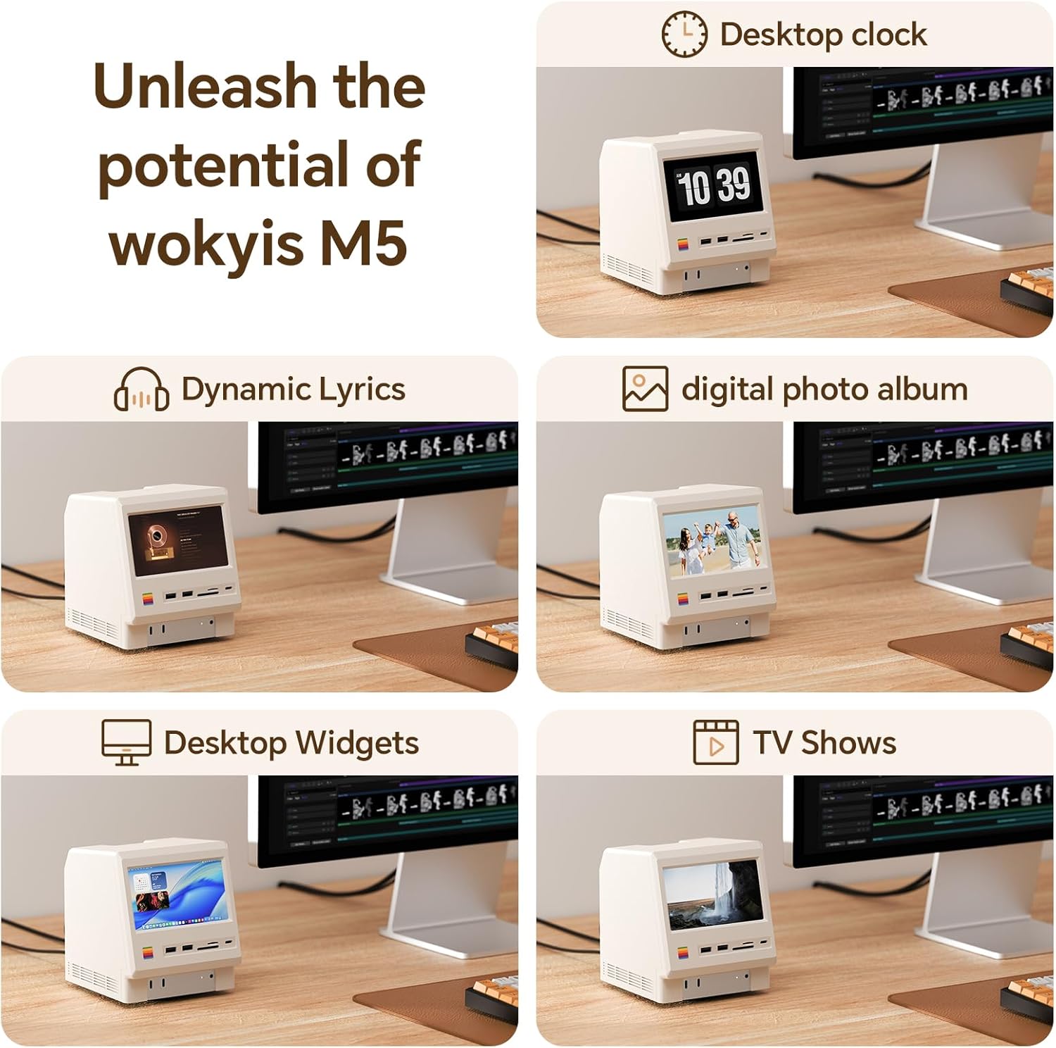 Wokyis M5 è la docking station che trasforma il Mac Mini in un piccolo Macintosh vintage 4