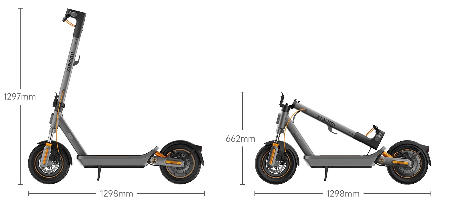 Xiaomi Electric Scooter 6 Max - dimensioni