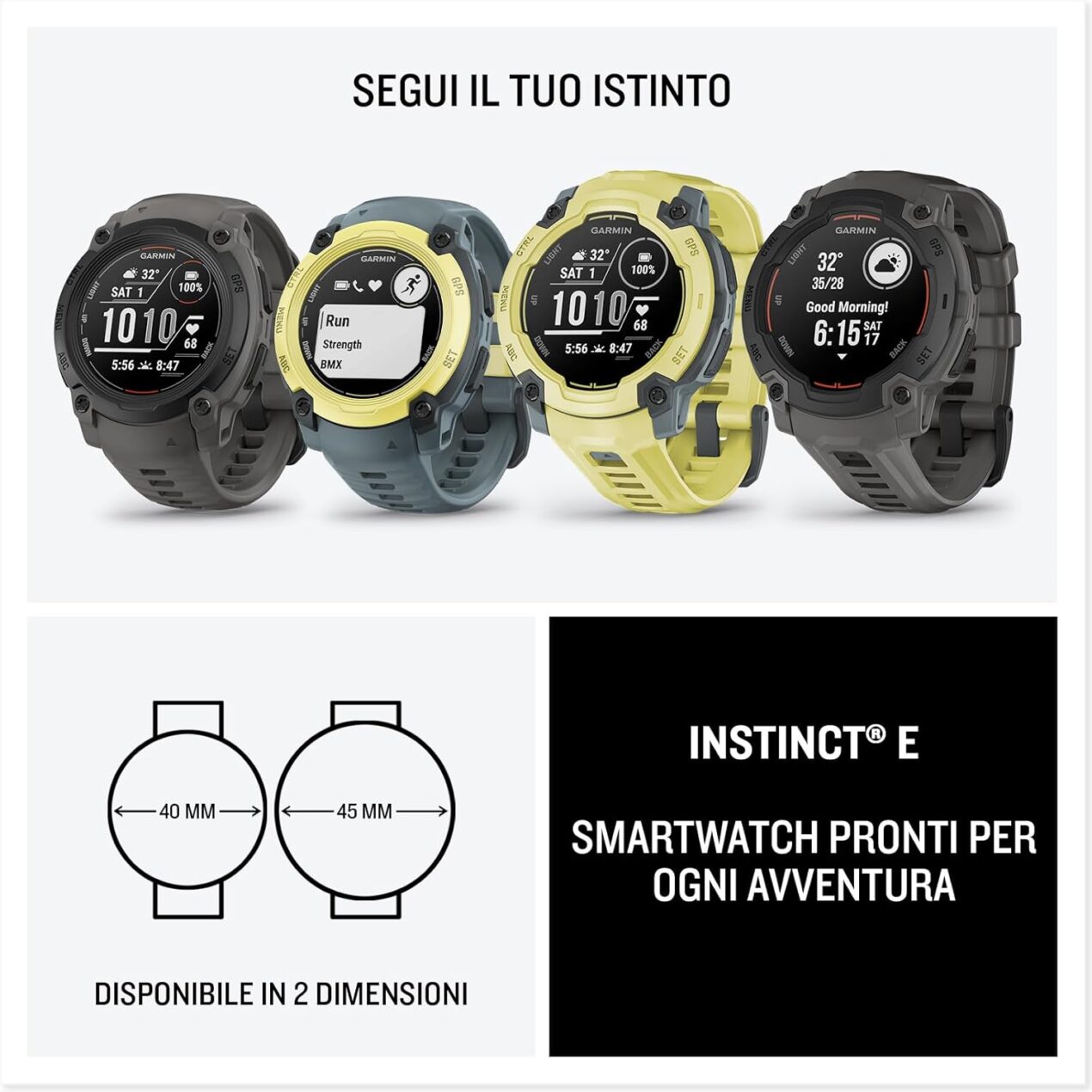 SportWatch affidabile sulla soglia dei 150€? Garmin Instinct E è in offerta su Amazon al minimo