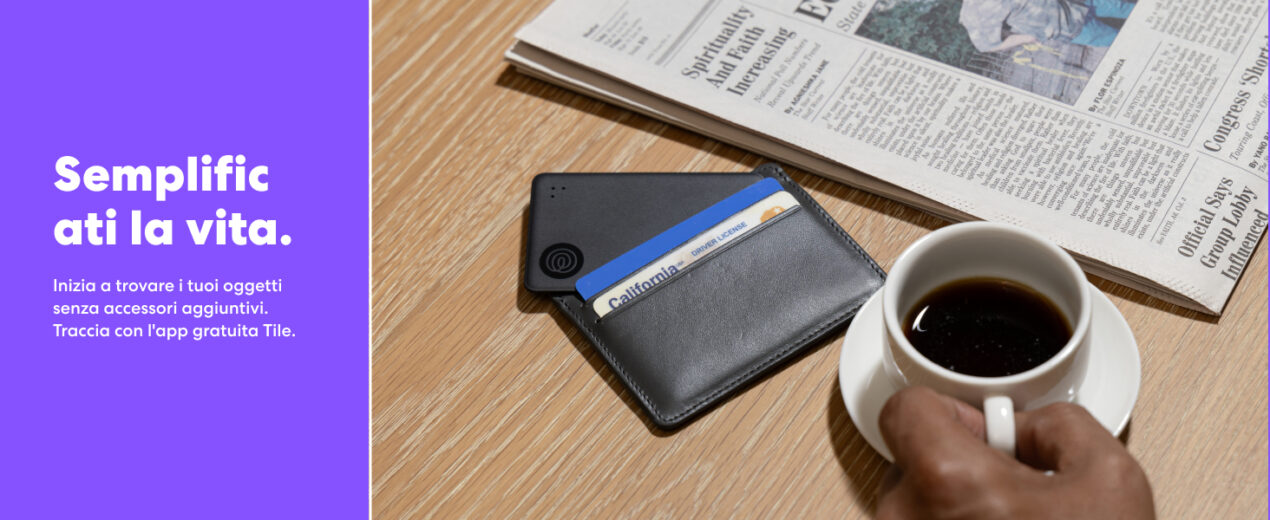 Prezzone per Tile Slim (2024): meno di 20€ per il tracker sottile come una carta di credito