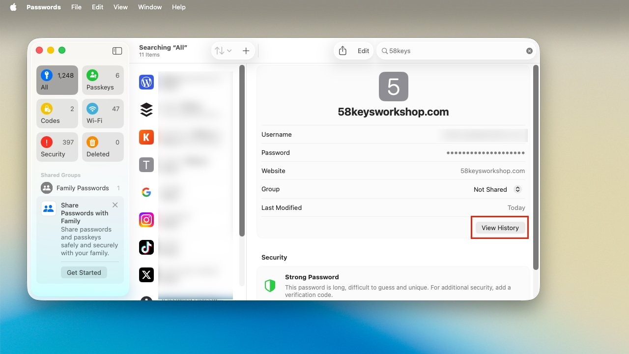 macOS Tahoe introduce la cronologia delle password: come funziona e perché è importante 4