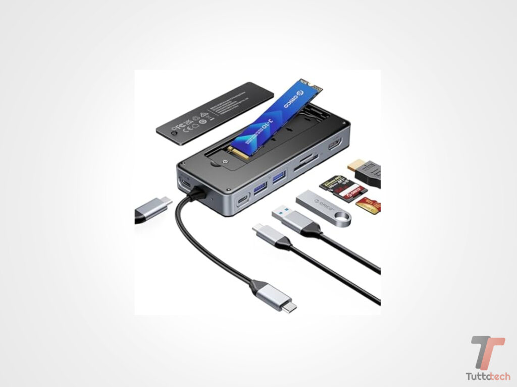 Docking station ORICO con case SSD integrato: offerta con coupon su Amazon (-42%) 4