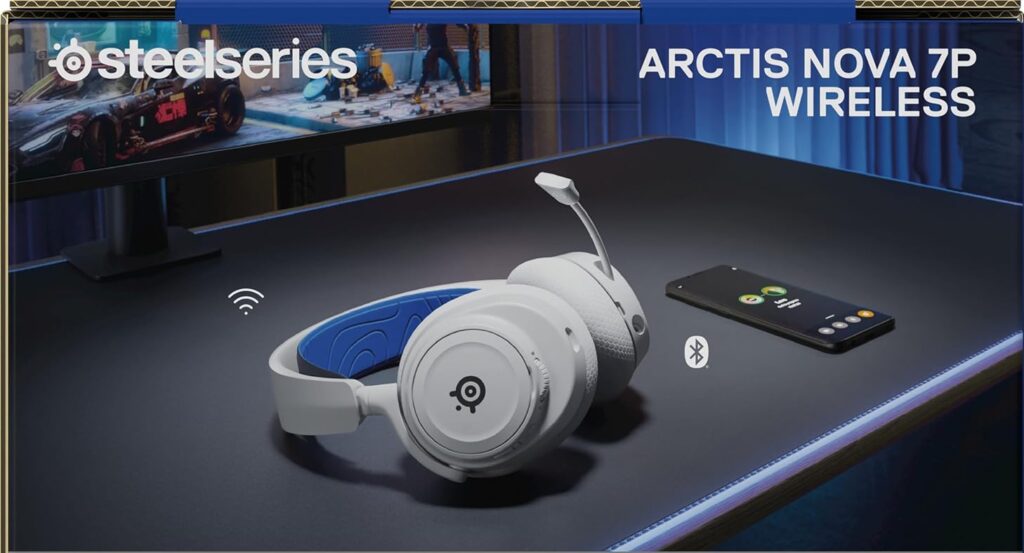 SteelSeries Arctis Nova 7P: l'headset con microfono IA e doppia connessione è in super offerta 4