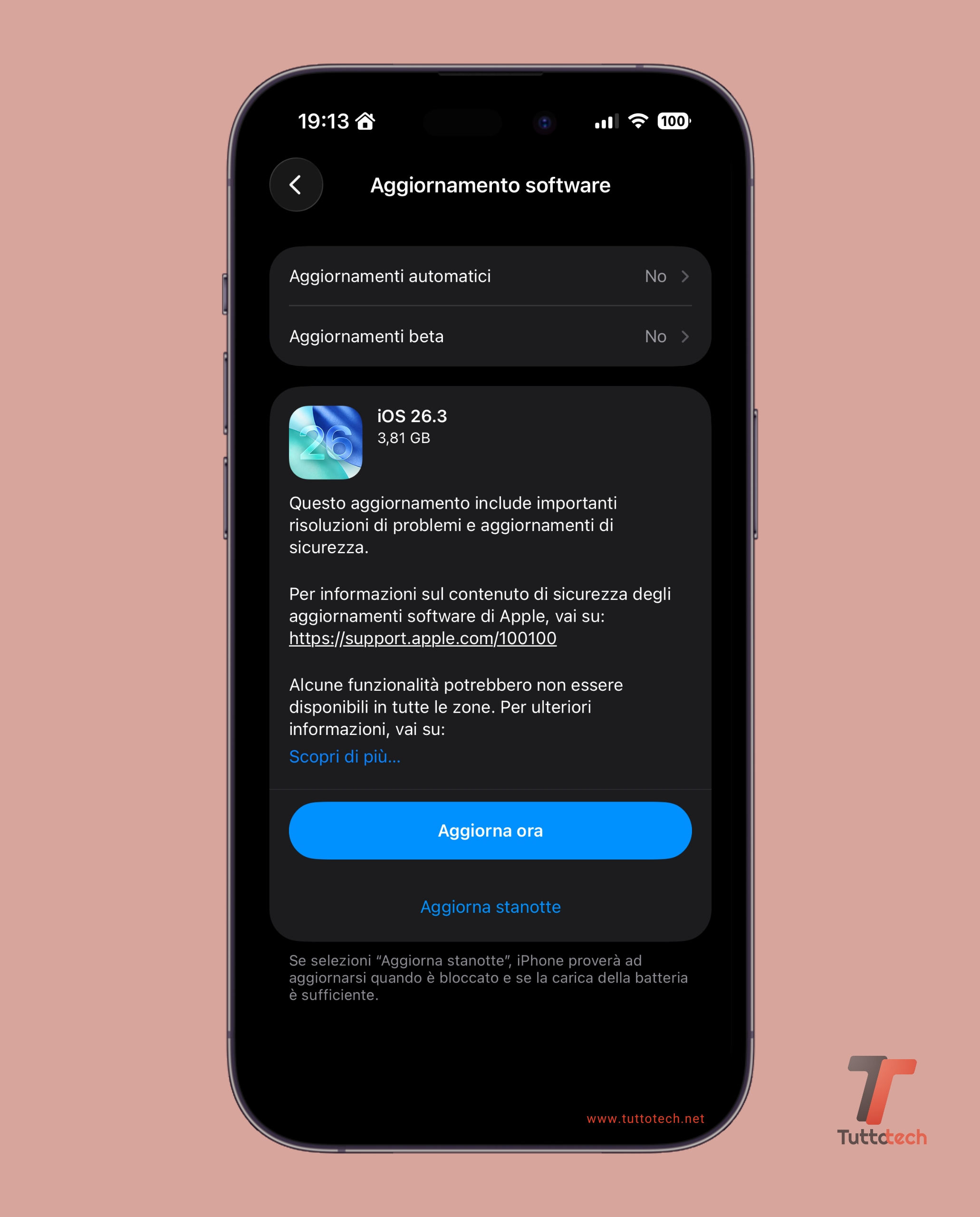 Apple iOS 26.3 on iPhone 14 Pro