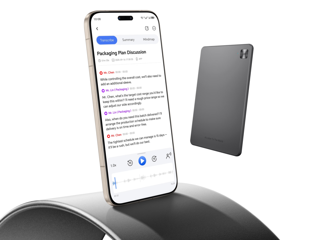 HONOR Choice AI Note, il registratore AI ultra sottile presto in italia