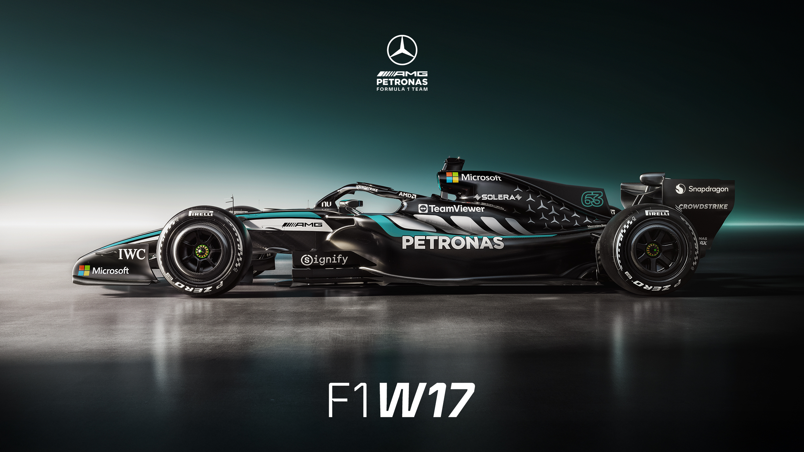 Mercedes-AMG F1 W17 side view
