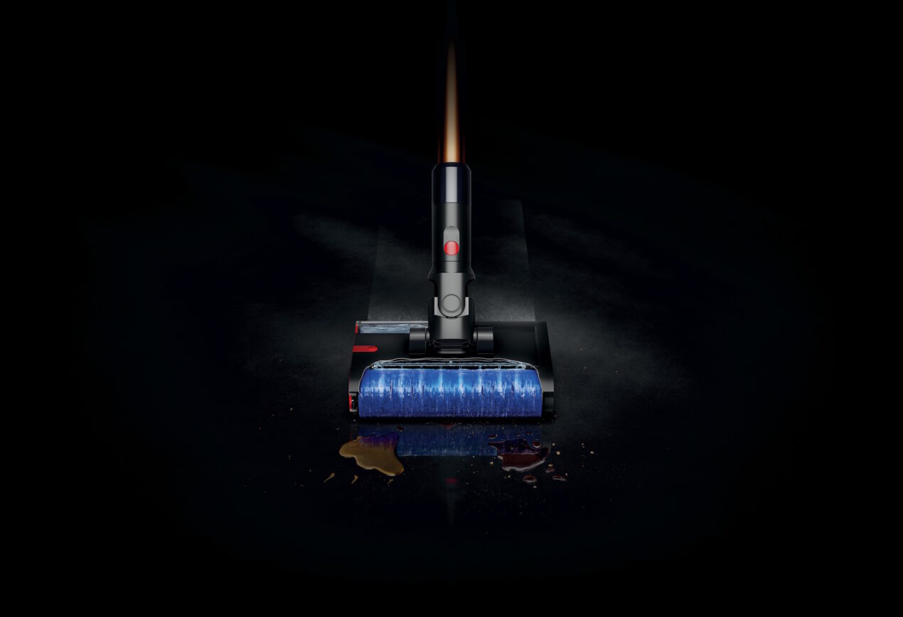 Dyson presenta PencilWash, l'aspirapolvere lavapavimenti leggero, sottile e igienico