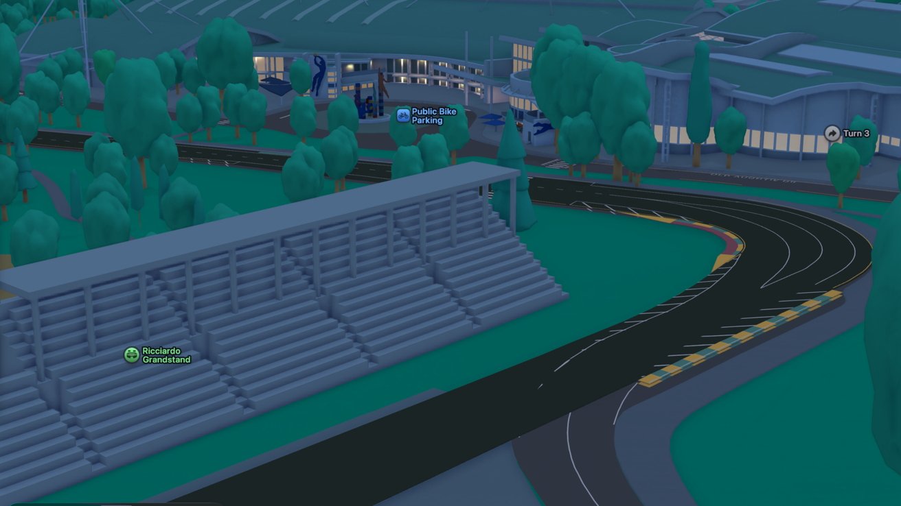 Apple Maps si prepara alla stagione F1 e integra i modelli 3D dei circuiti 4