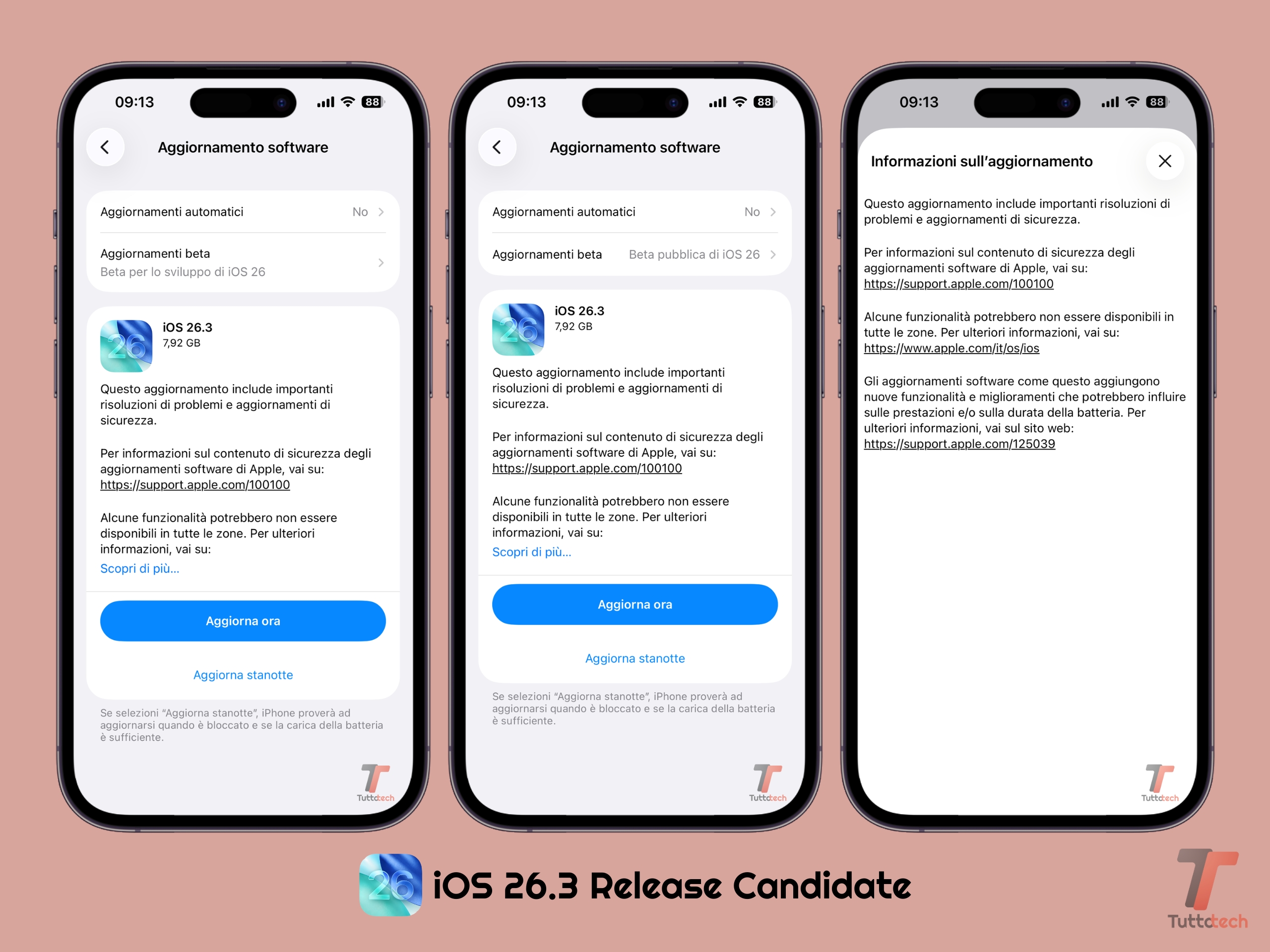 iOS 26.3 RC on Apple iPhone 14 Pro