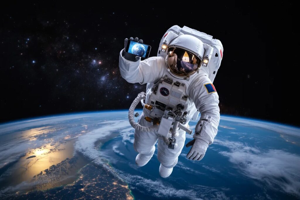 nasa smartphone astronauti