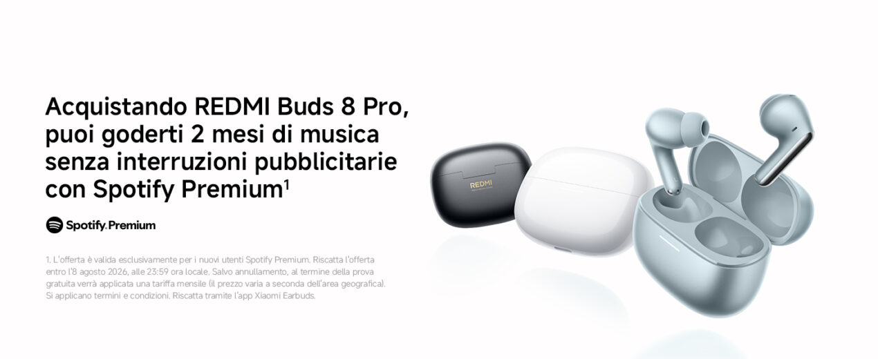 Silenzio assoluto ovunque: Redmi Buds 8 Pro con ANC professionale in offerta su Amazon